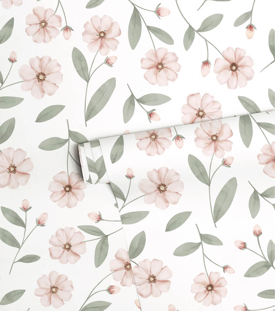 Tapeta kwiaty Lilipinso H0786 Sparkle And Flower Buds