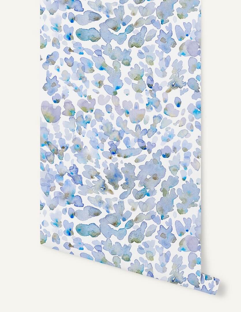 Tapeta abstrakcyjne kwiatki Papermint Lavande 1191 Naturelle Classics
