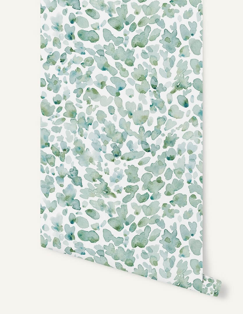 Tapeta abstrakcyjne kwiatki Papermint Lavande 1194 Veronese Classics