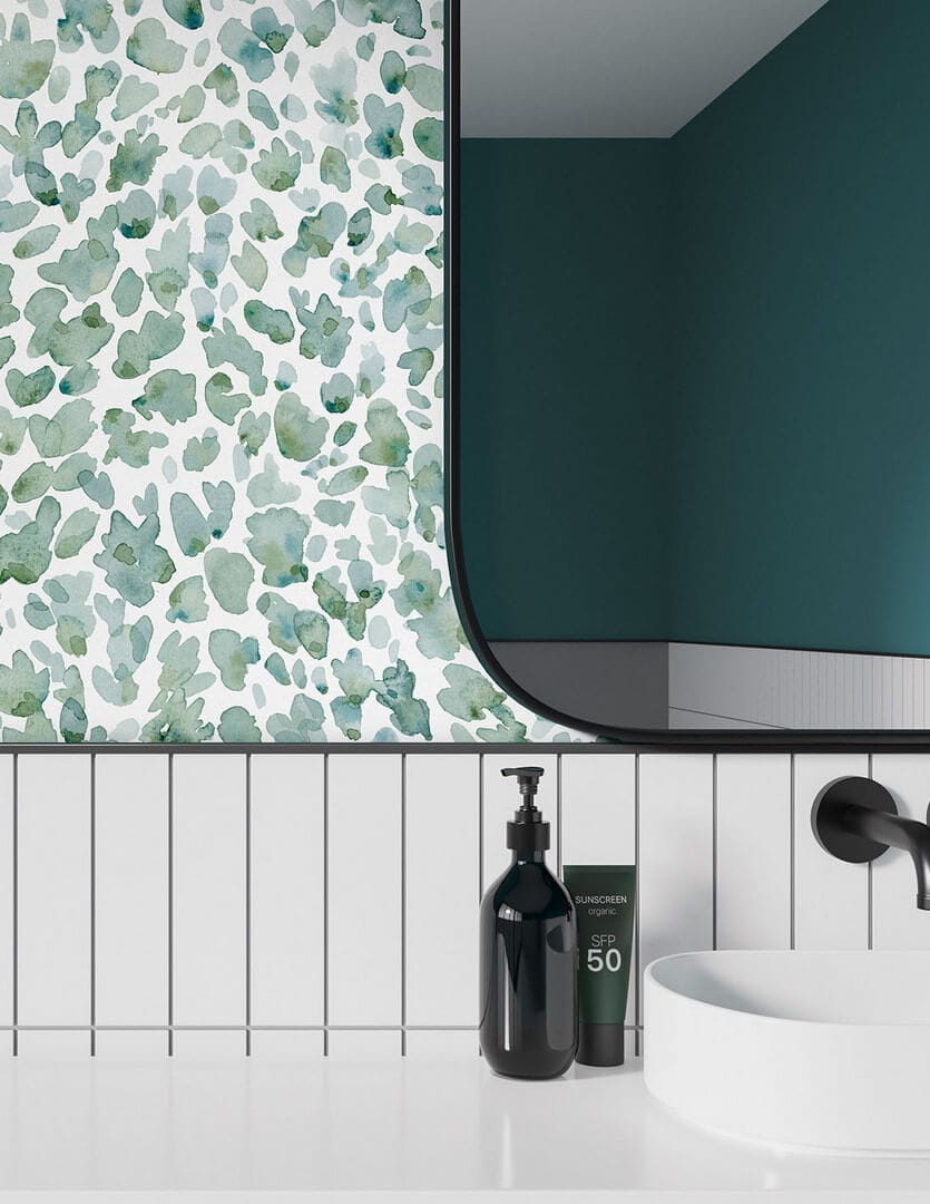 Tapeta abstrakcyjne kwiatki Papermint Lavande 1194 Veronese Classics