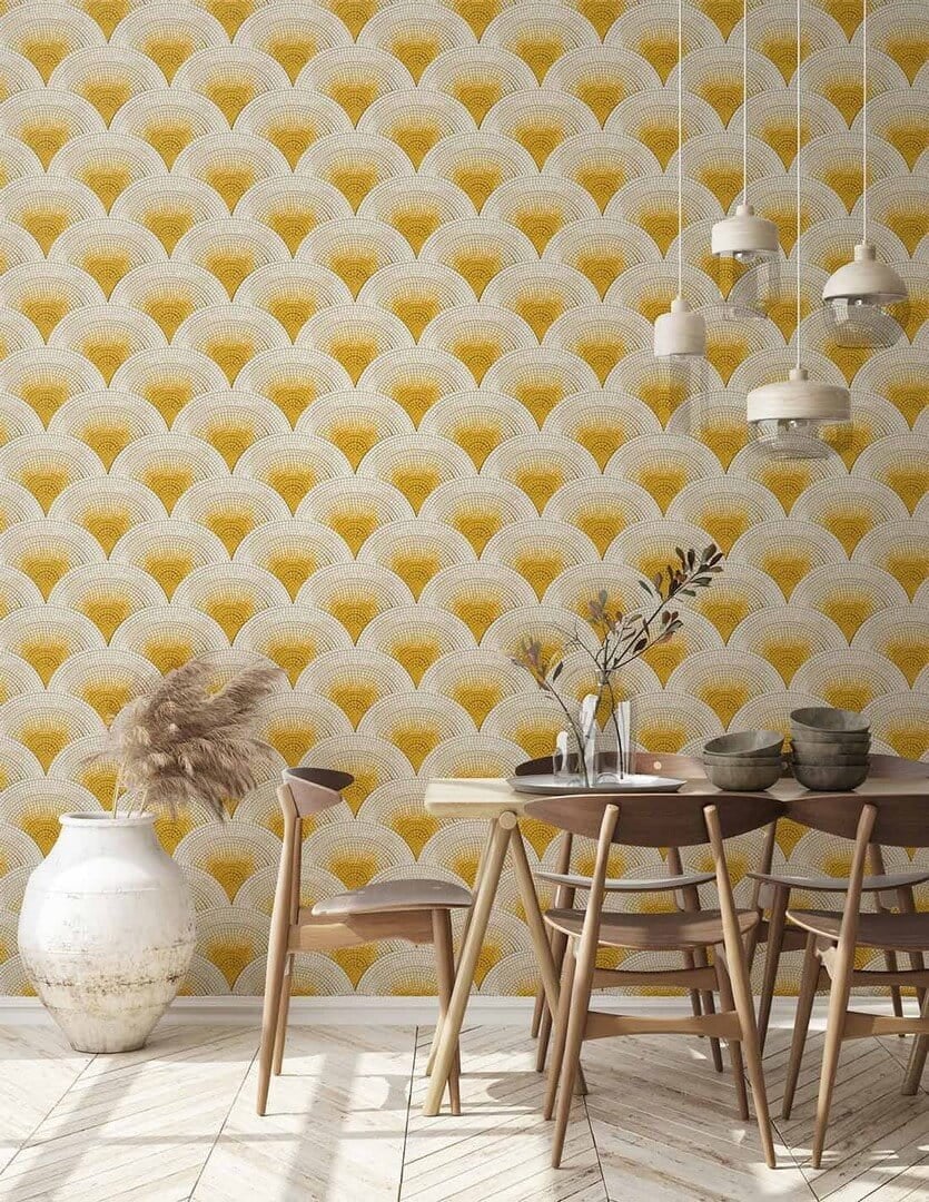 Tapeta mozaika Papermint Mosaic 939 Jaune Classics