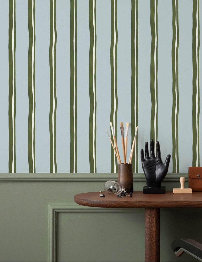 Tapeta paski Papermint Ombrellone 1138 Menthe a l'eau Classics