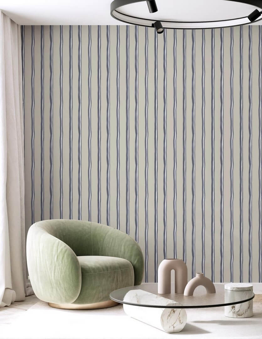Tapeta paski Papermint Ombrellone 1141 Cafe Glace Classics
