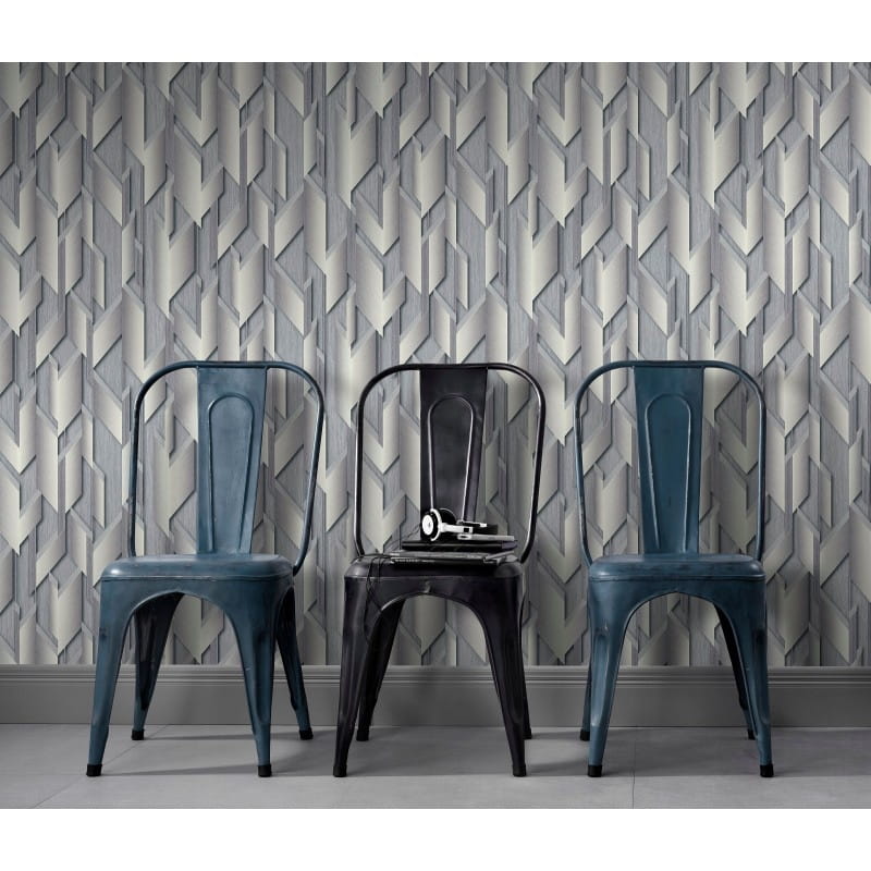 ! PROMO ! Tapeta geometryczna Erismann 10145-10 Fashion For Walls 2 GMK - na stanie 4 rolki