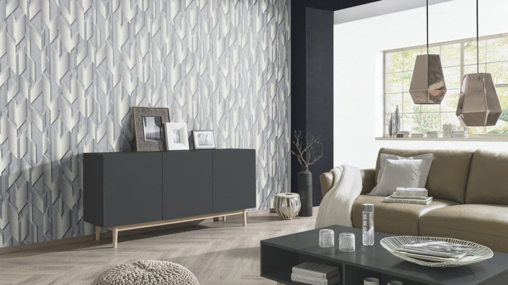 ! PROMO ! Tapeta geometryczna Erismann 10145-10 Fashion For Walls 2 GMK - na stanie 4 rolki