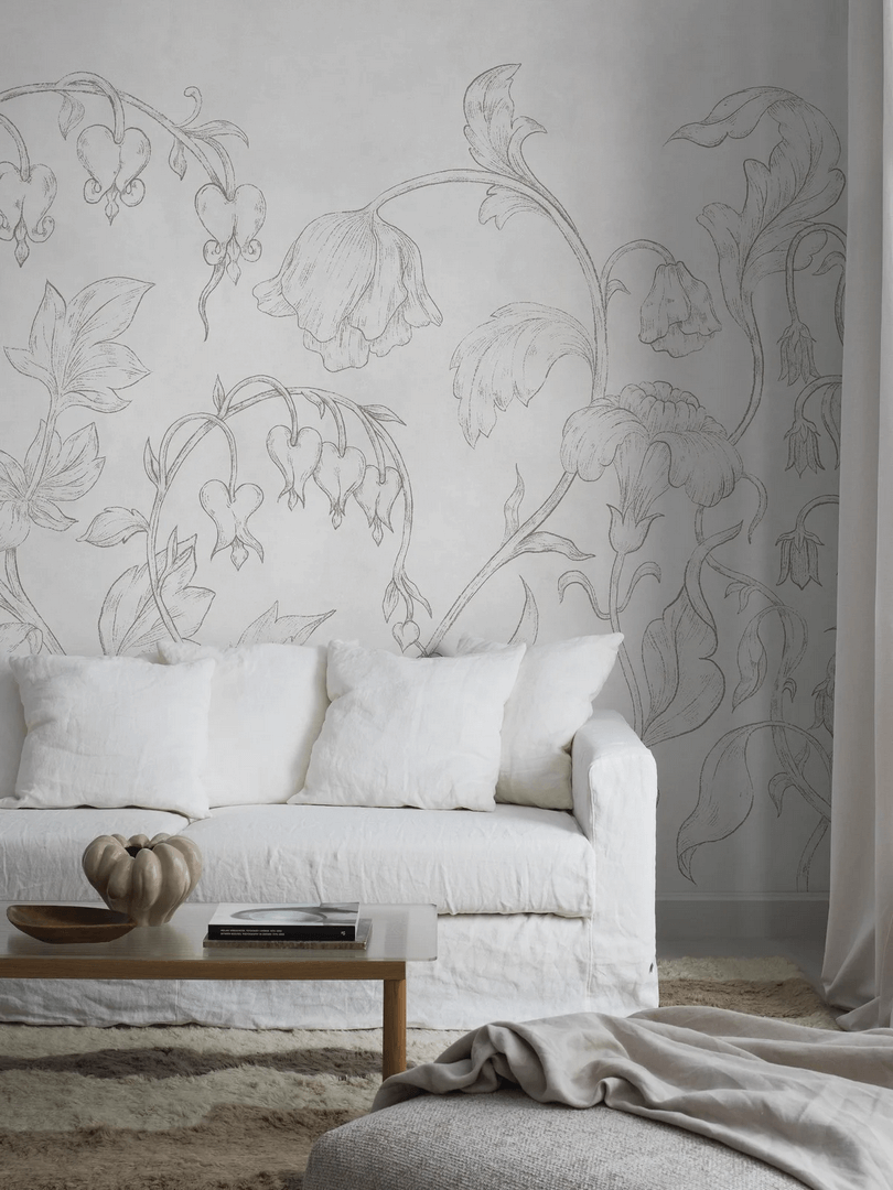 Mural kwiaty Boras Tapeter Studio 9596W Burning Heart