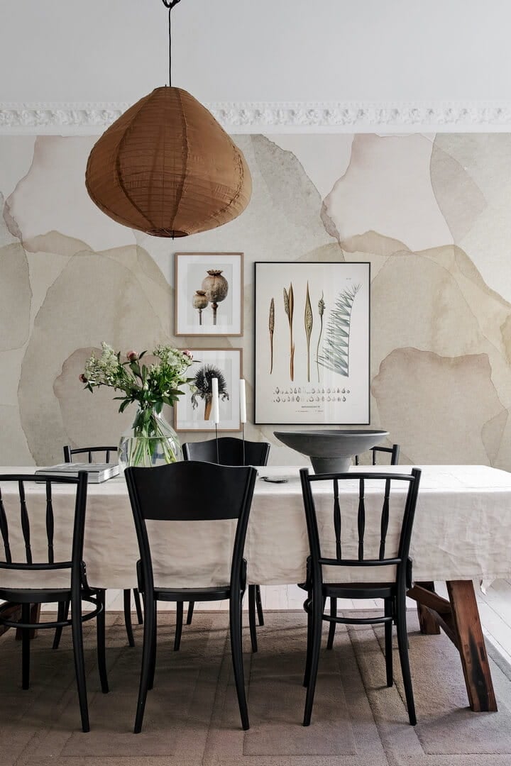 Fototapeta akwarelowe plamy Rebel Walls R18588 Petals Sand Simplicity