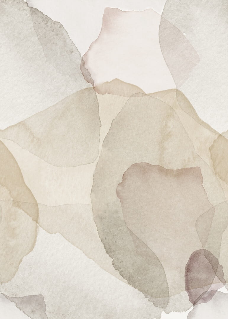 Fototapeta akwarelowe plamy Rebel Walls R18588 Petals Sand Simplicity