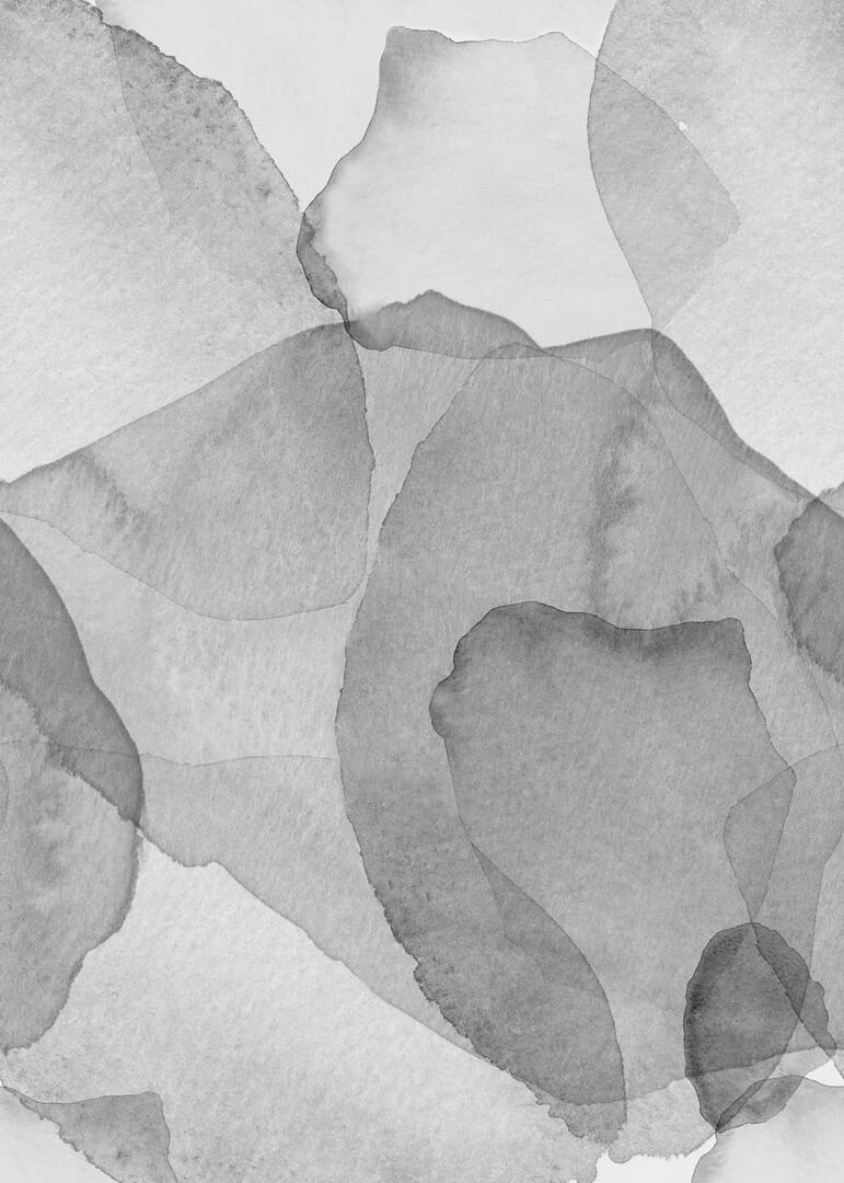 Fototapeta akwarelowe plamy Rebel Walls R18589 Petals Graphite Simplicity