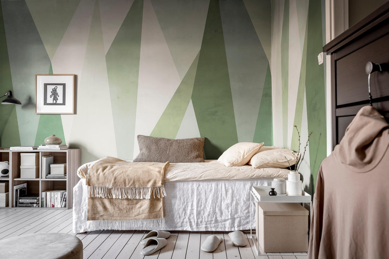 Fototapeta geometryczna Rebel Walls R18608 Crystal Moss Simplicity