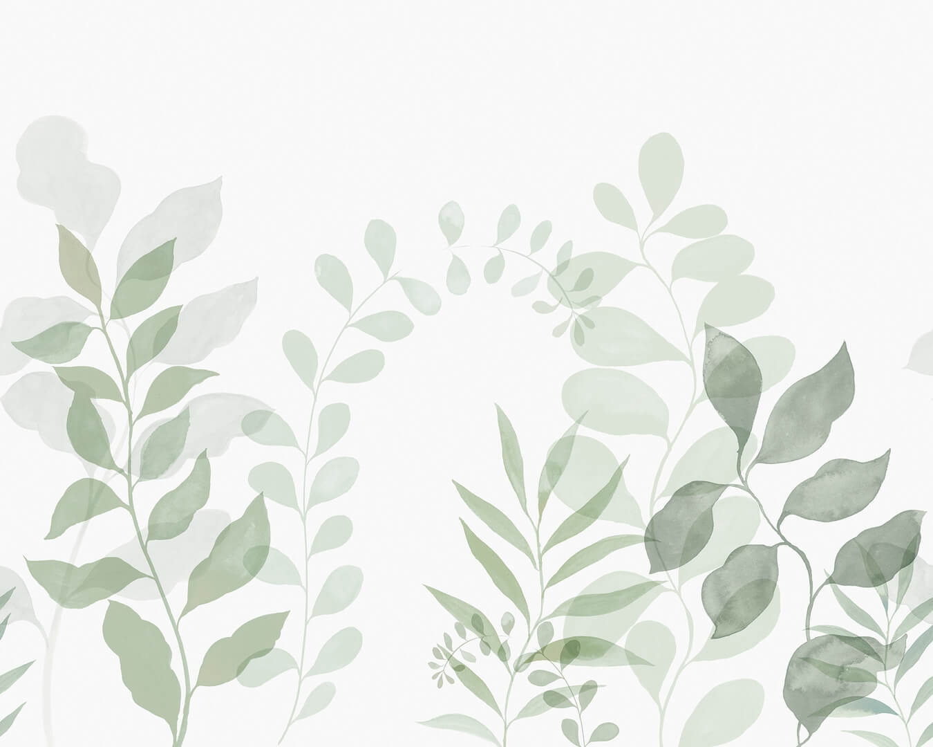 Fototapeta liście Rebel Walls R18636 Grow Green Simplicity
