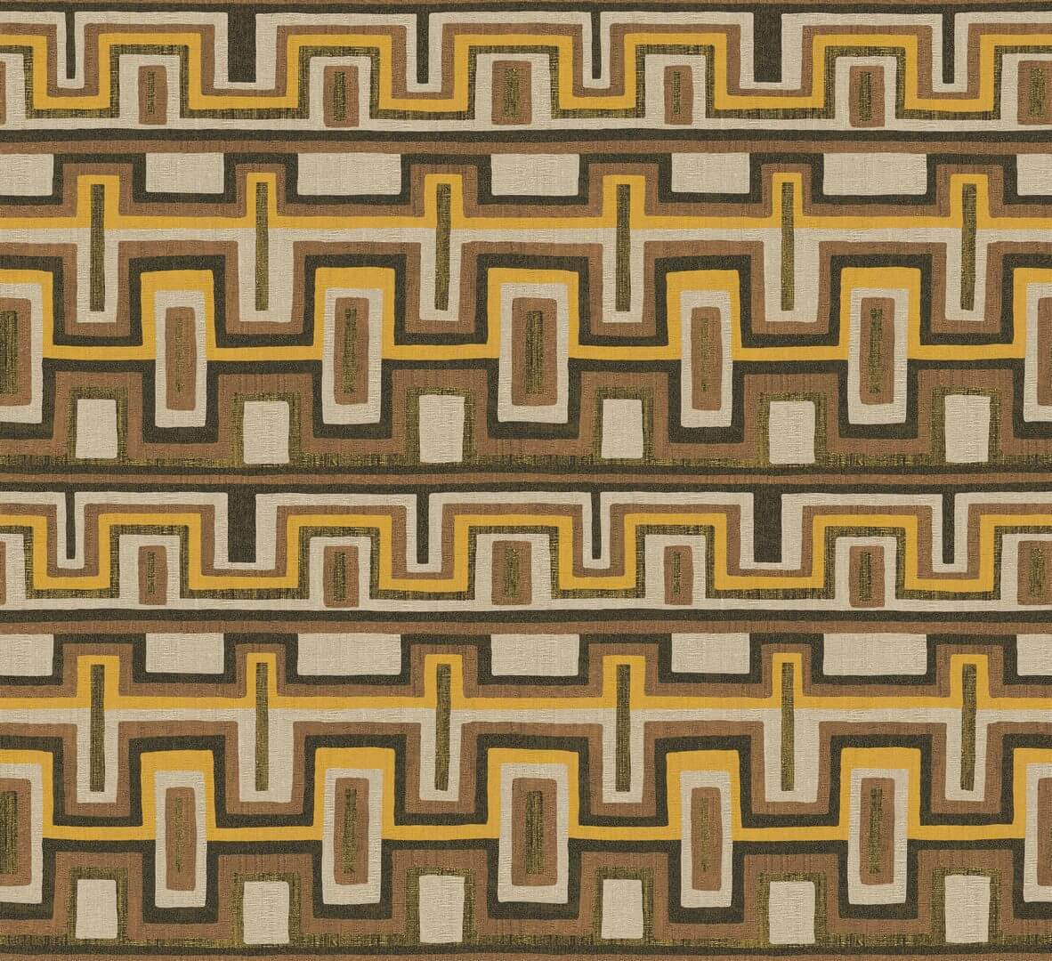 Tapeta geometryczna w etnicznym stylu Khroma AMA002 Morelos Amani