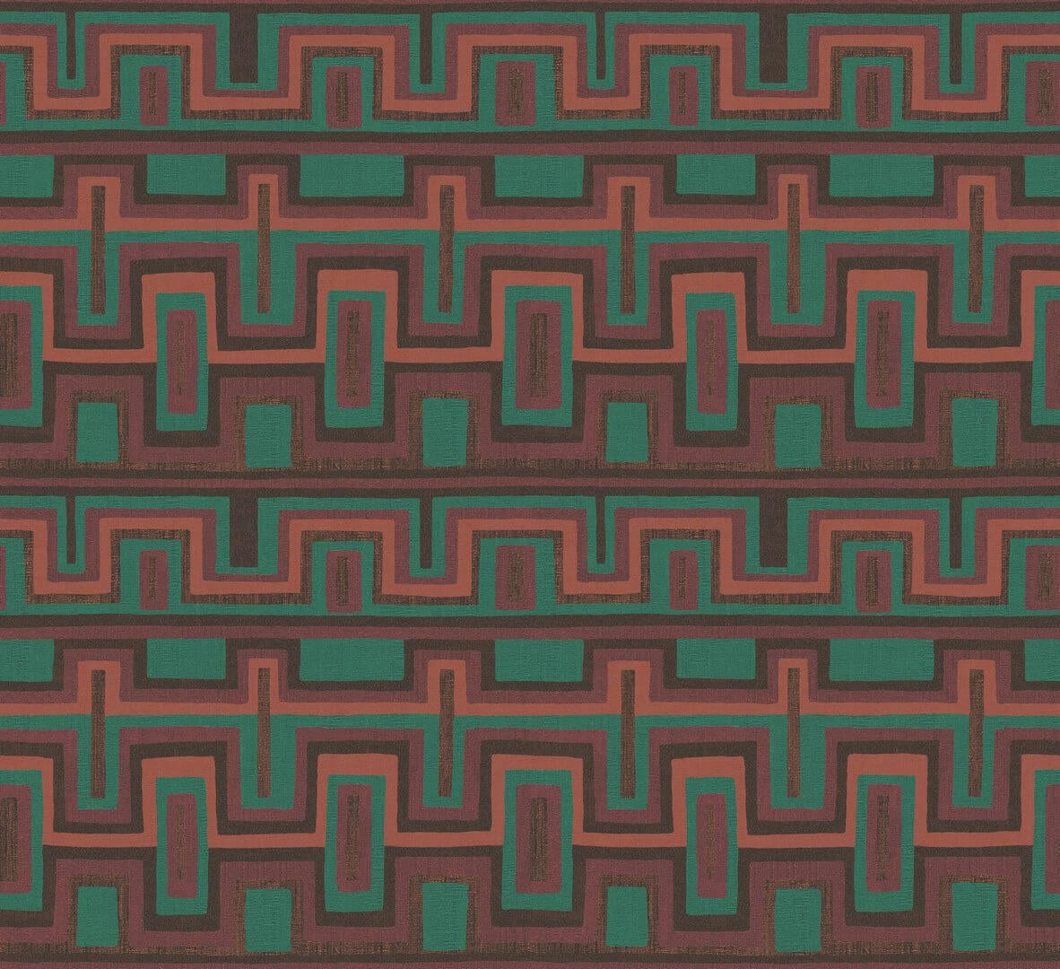 Tapeta geometryczna w etnicznym stylu Khroma AMA005 Morelos Amani