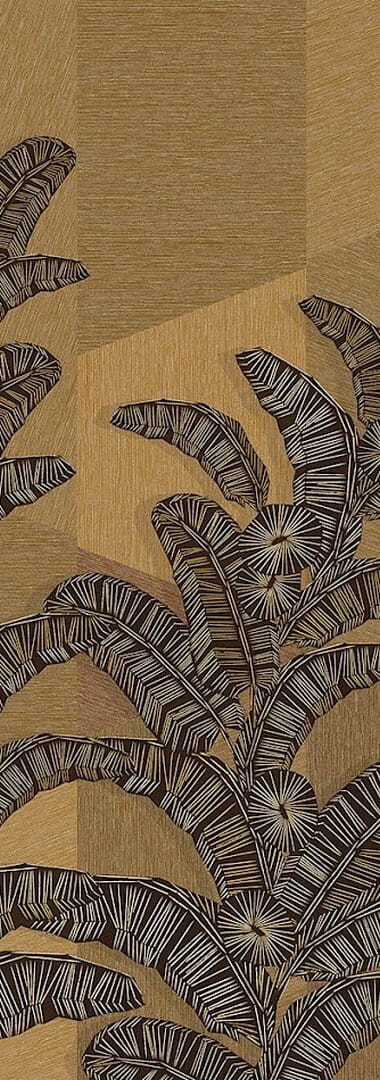 Mural abstrakcyjne liście Khroma DGAMA2012 Yucatan Amani