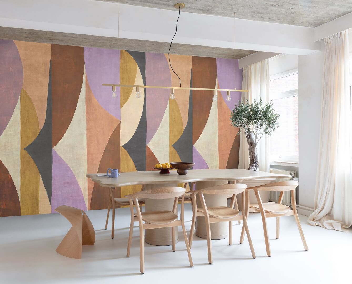 Mural geometryczny Khroma DGAMA3043 Luana Amani