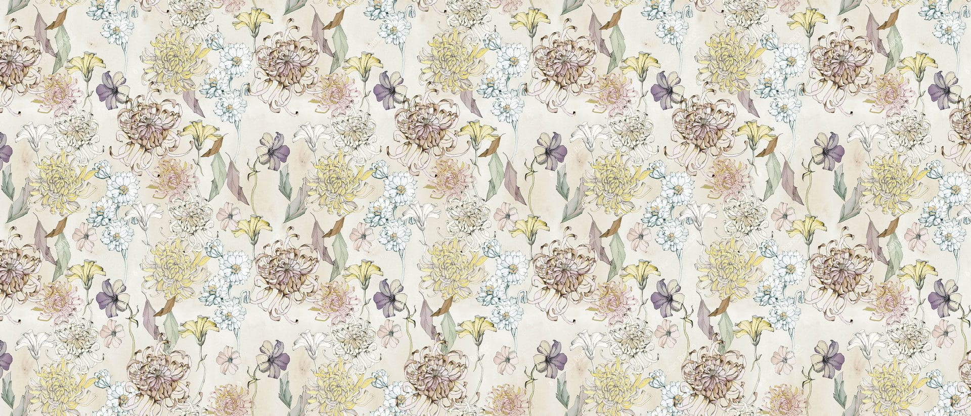 Fototapeta kwiaty Inkiostro Bianco INFUSE INKXMTQ1901 Natural Beauty