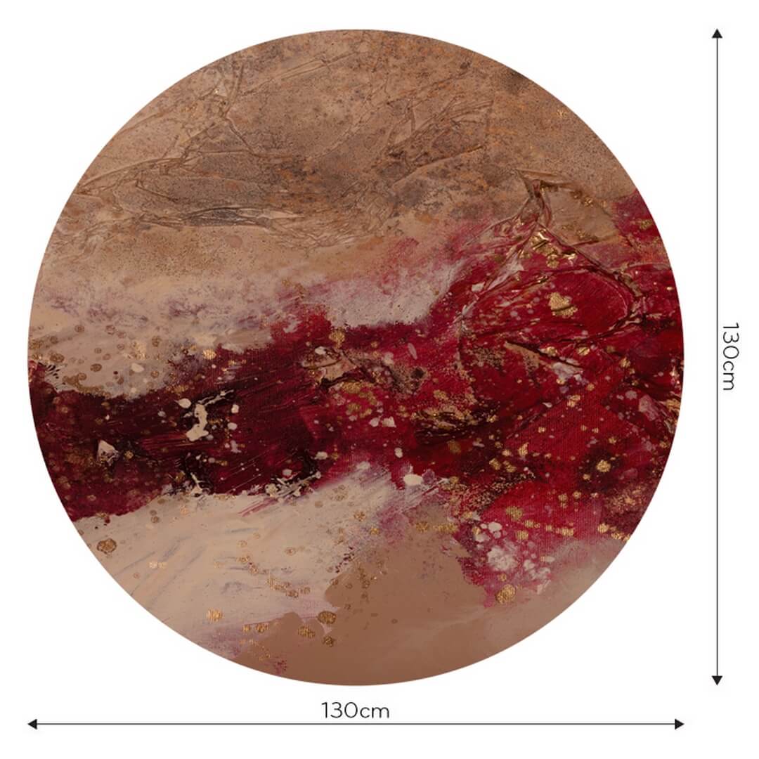 Mural okrągły marmur Wall Art Mon Cheri Koło