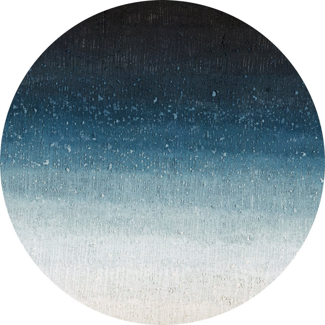 Mural okrągły abstrakcyjny cieniowany Wall Art Norte Koło