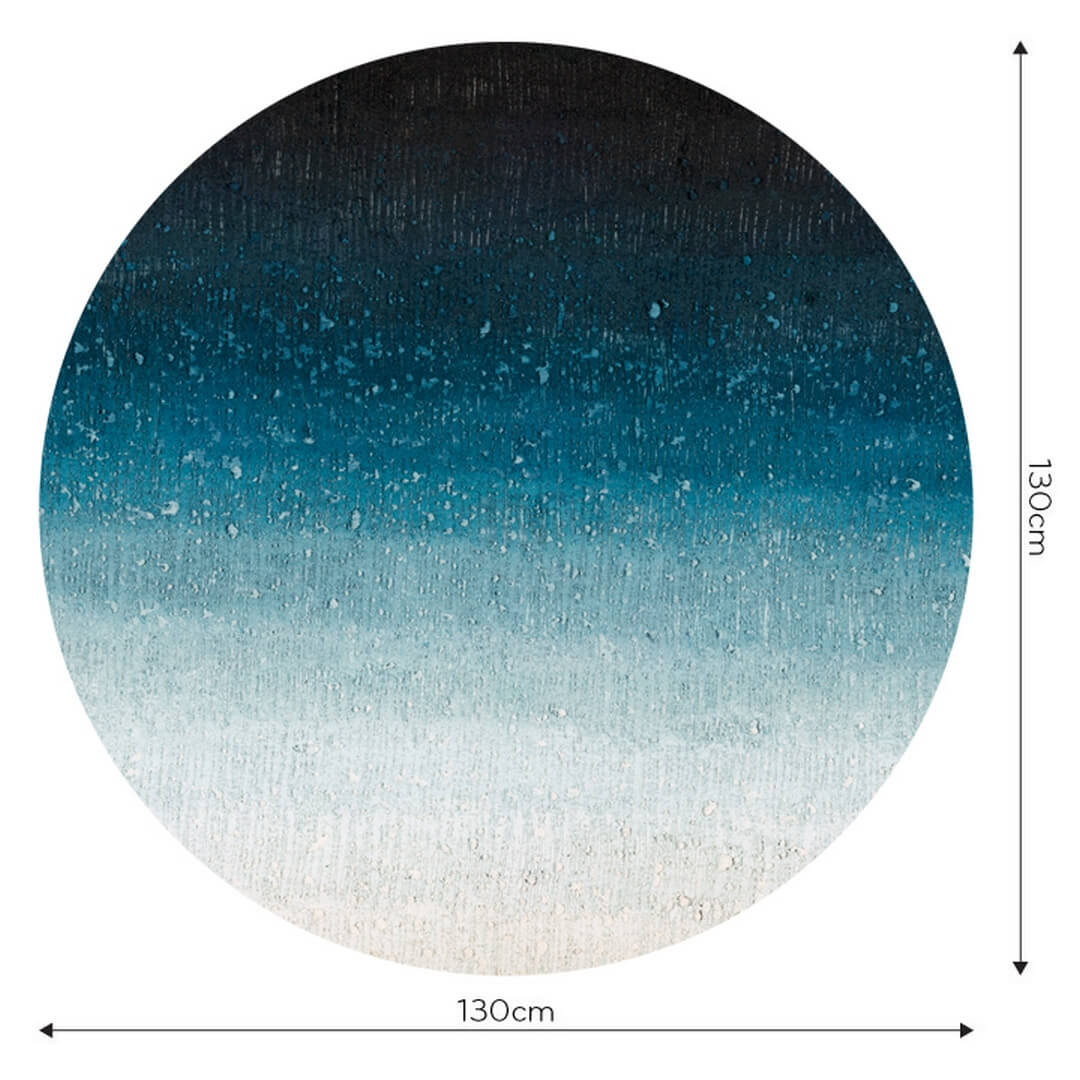 Mural okrągły abstrakcyjny cieniowany Wall Art Norte Koło