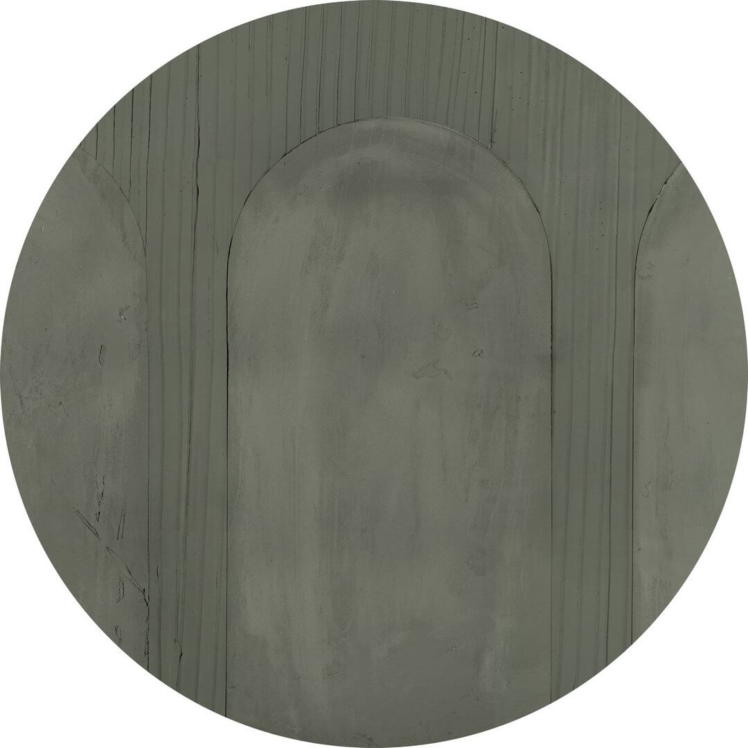 Mural okrągły architektoniczne łuki Wall Art Saggio Koło