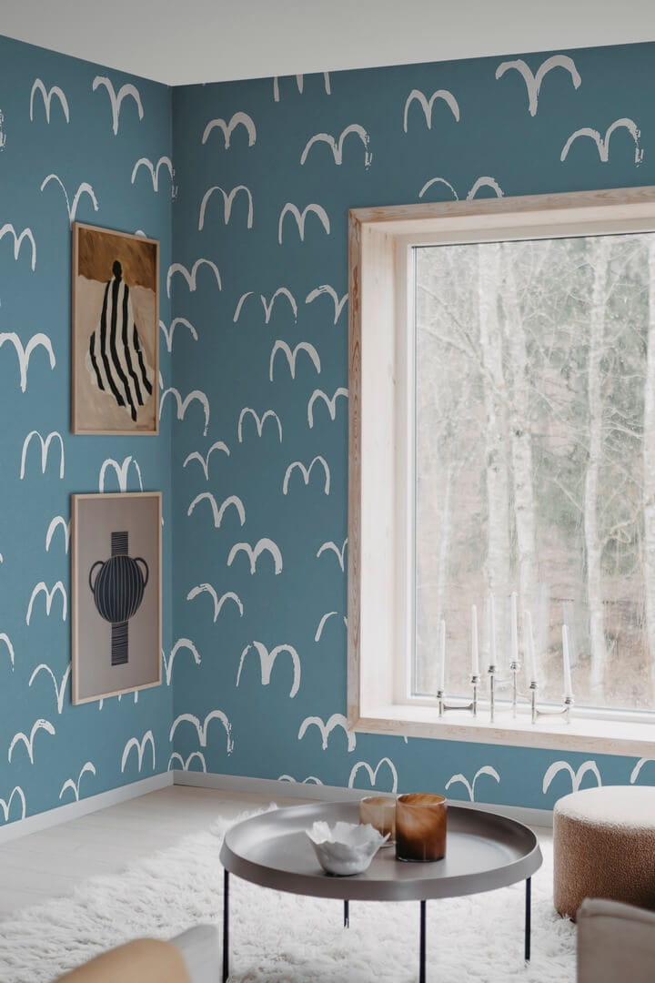 Fototapeta ptaki Rebel Walls R20623 Bird Blue Fine Little Day
