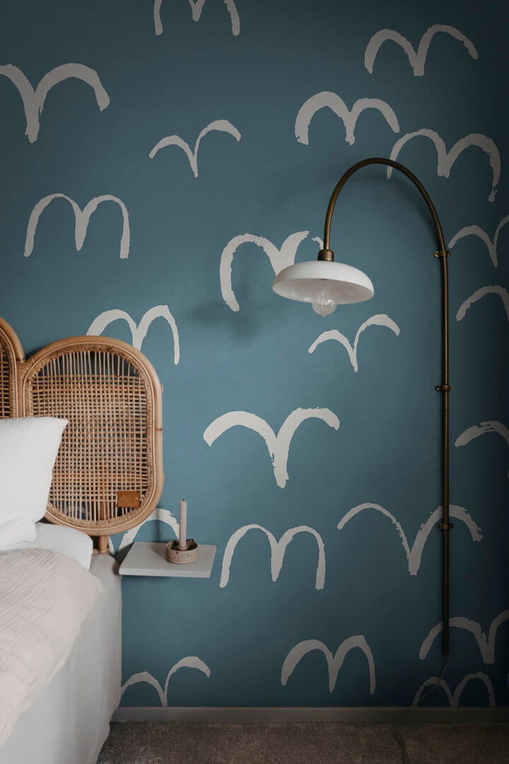 Fototapeta ptaki Rebel Walls R20623 Bird Blue Fine Little Day