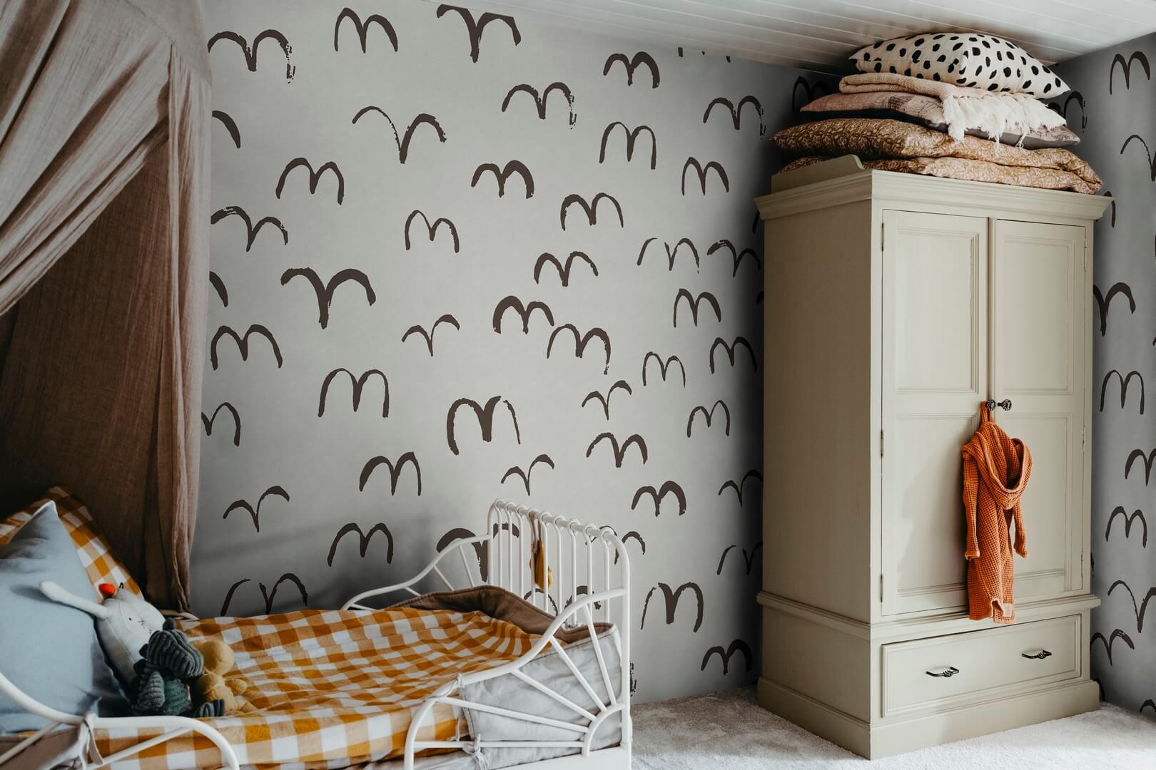 Fototapeta ptaki Rebel Walls R20624 Bird Brown Fine Little Day