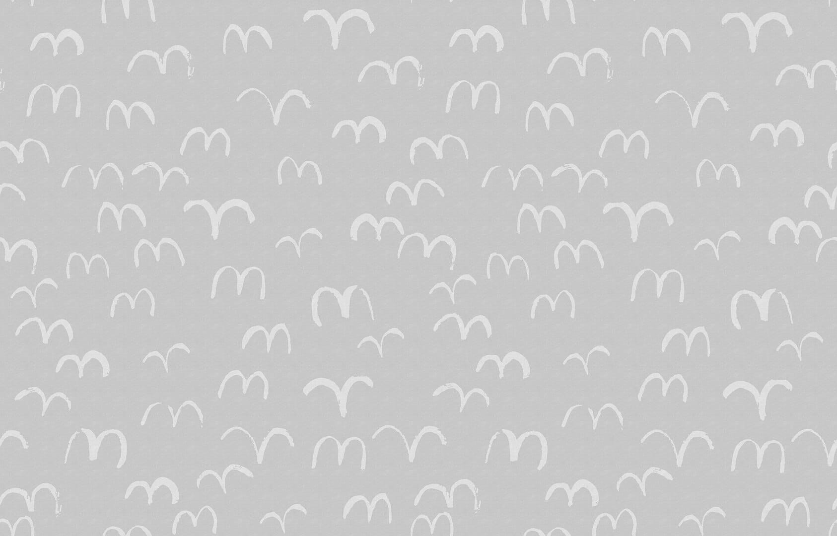 Fototapeta ptaki Rebel Walls R20626 Bird Grey Fine Little Day