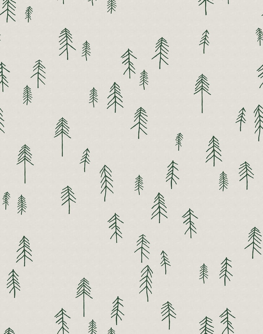 Fototapeta drzewa Rebel Walls R20637 Tall Green Fine Little Day