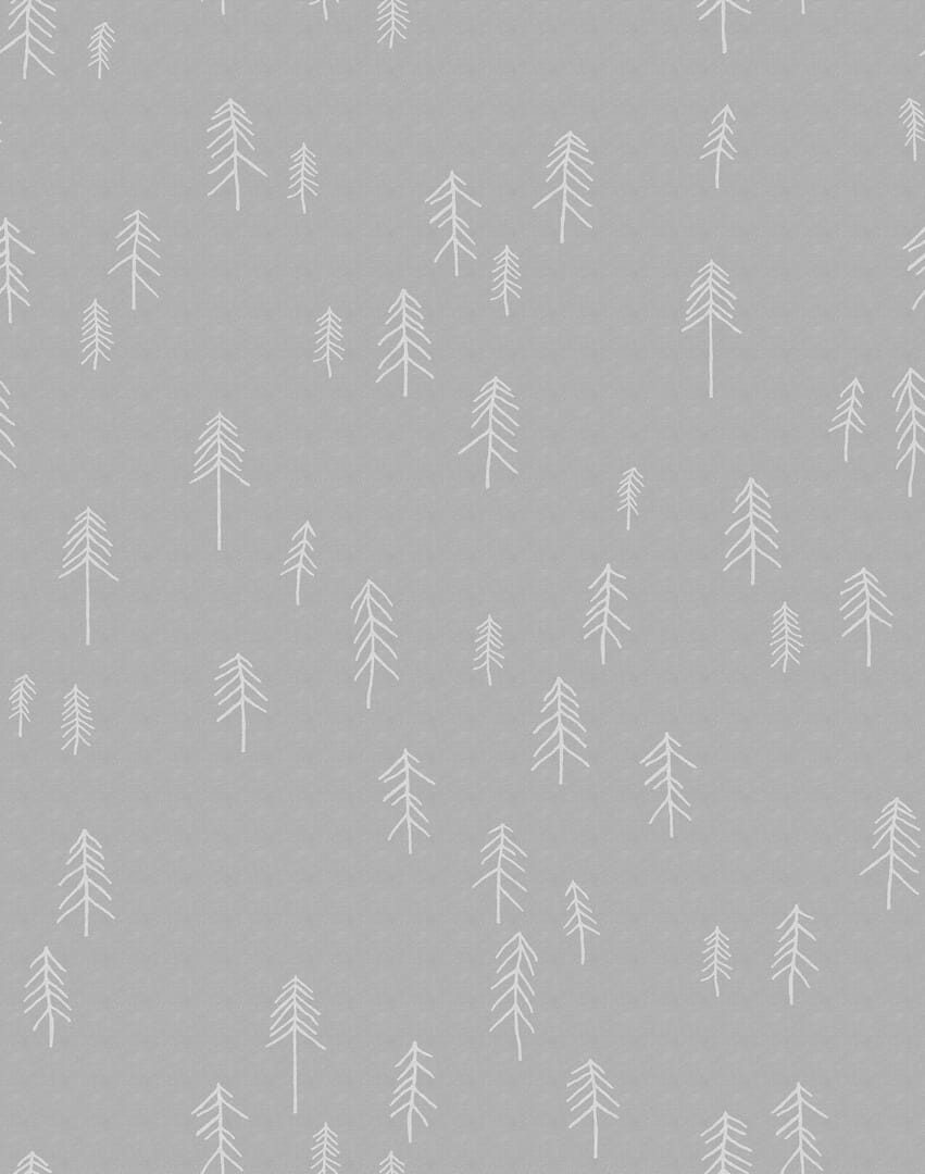 Fototapeta drzewa Rebel Walls R20638 Tall Gray Fine Little Day