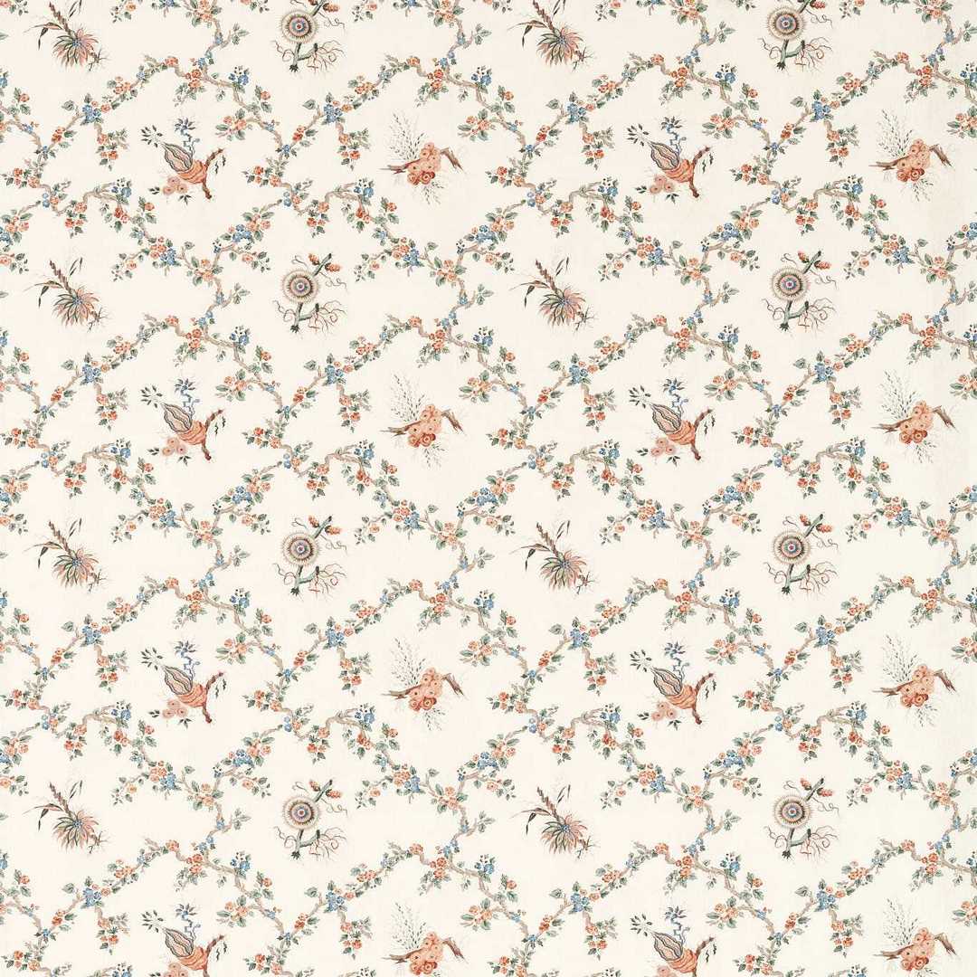 Tkanina z botanicznym wzorem Sanderson 227180 Trelliage Giles Deacon