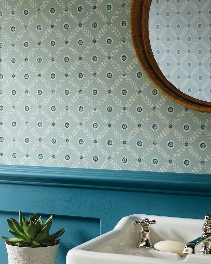 Tapeta roślinna kratownica Jane Churchill J191W-04 Payton Innis