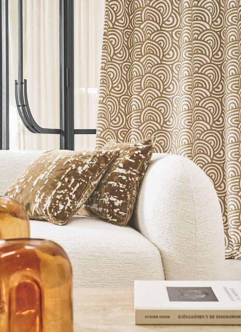 Tkanina welurowa Camengo 49620152 Limonite Evanescence