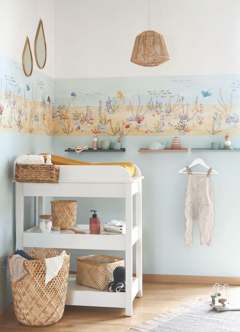 Border podwodny świat Casadeco OUTD 200730073 Ocean Floor Once Upon A Time 2