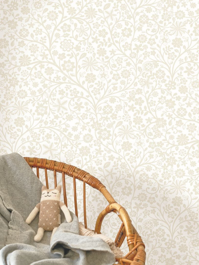 Tapeta kwiatki Casadeco OUTD 200836442 Poetic Flower Once Upon A Time 2