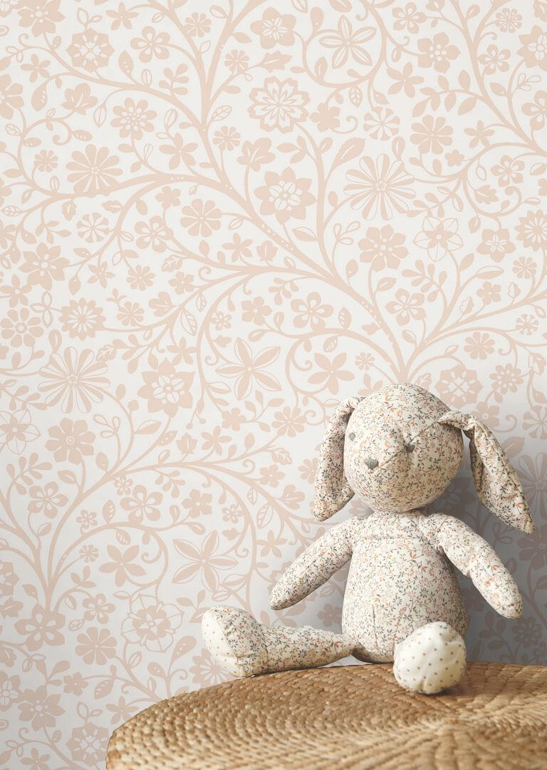 Tapeta kwiatki Casadeco OUTD 200836442 Poetic Flower Once Upon A Time 2