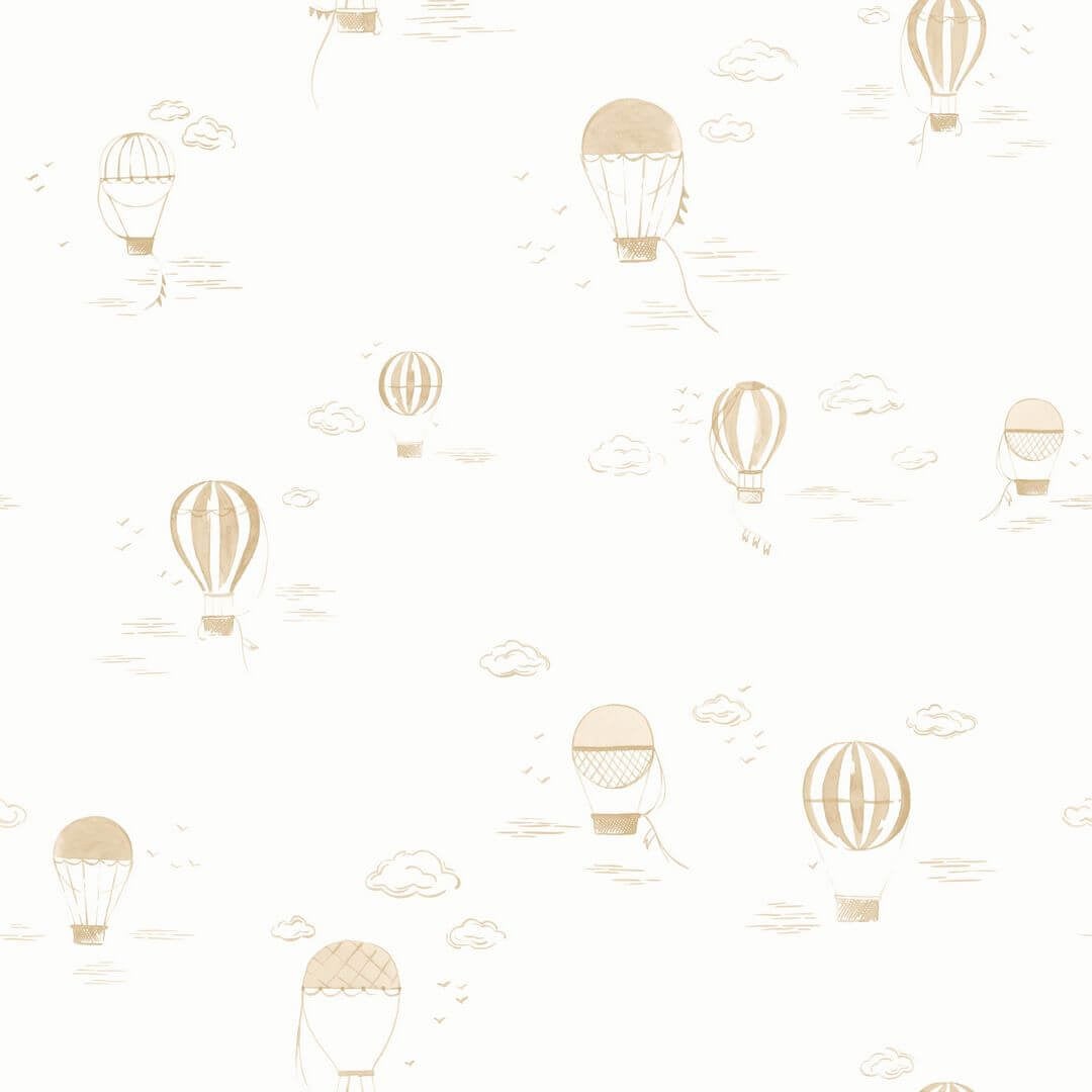 Tapeta balony w chmurach Casadeco OUTD 200851441 Balloons In The Clouds Once Upon A Time 2