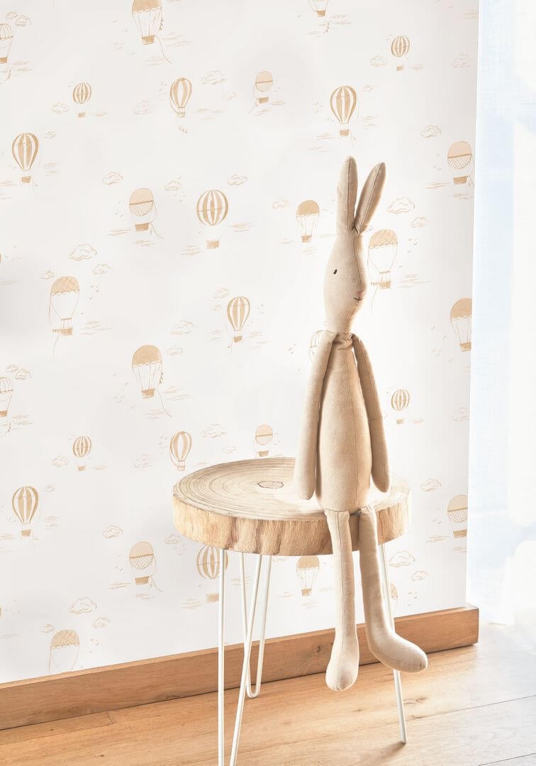 Tapeta balony w chmurach Casadeco OUTD 200851441 Balloons In The Clouds Once Upon A Time 2