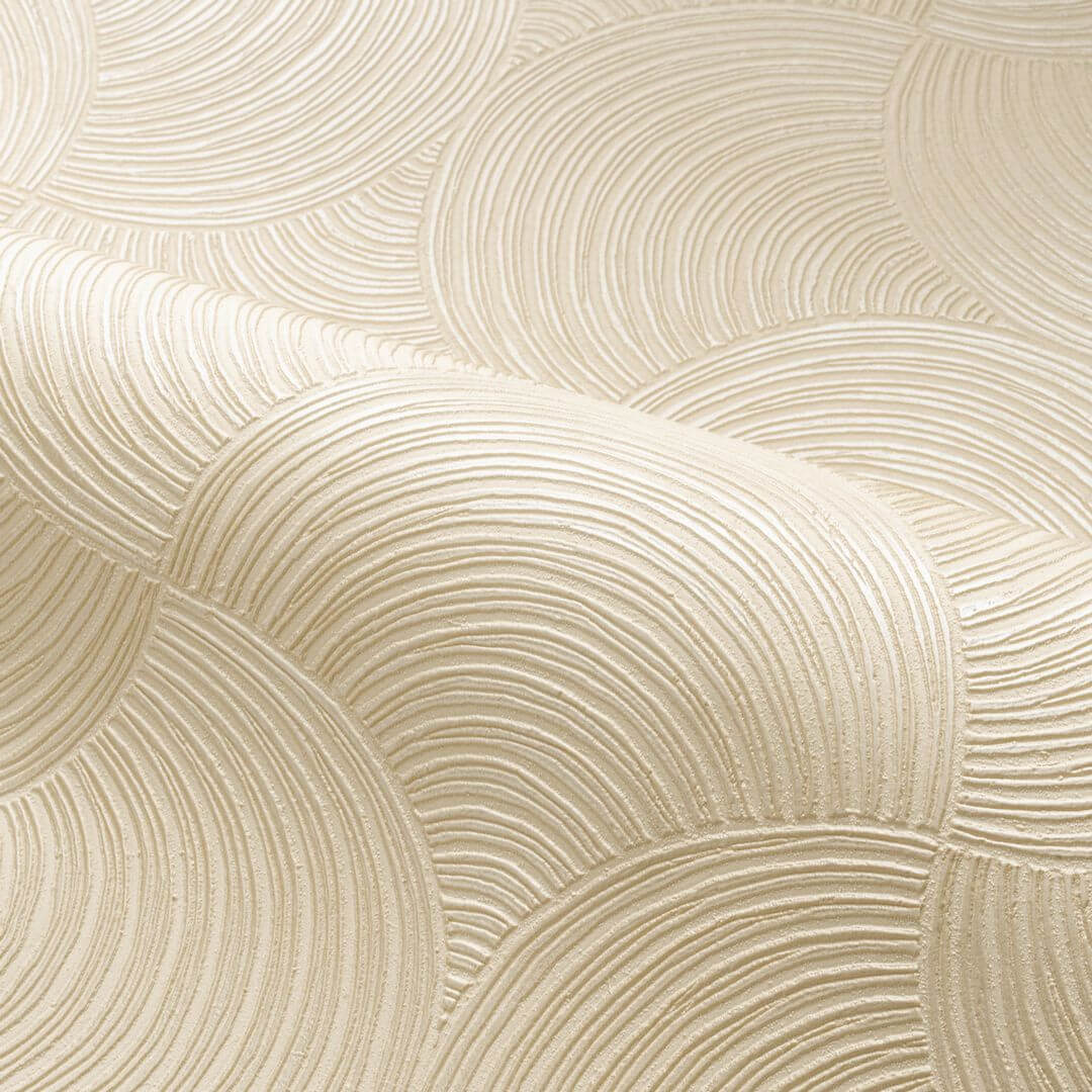 Tapeta zaokrąglone palmety Casamance 76630508 Meteore Magnitude – Textures