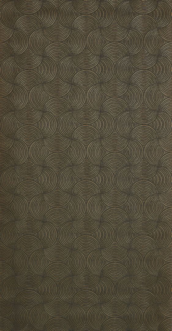 Tapeta zaokrąglone palmety Casamance 76630916 Meteore Magnitude – Textures