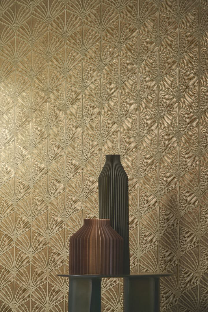 Tapeta eleganckie liście Casamance 76651222 Nereides Magnitude – Textures