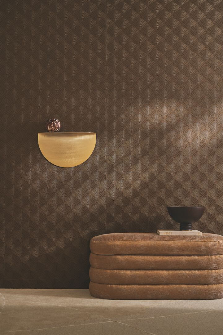 Tapeta eleganckie liście Casamance 76651324 Nereides Magnitude – Textures