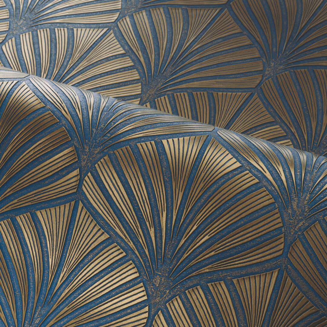 Tapeta eleganckie liście Casamance 76651630 Nereides Magnitude – Textures
