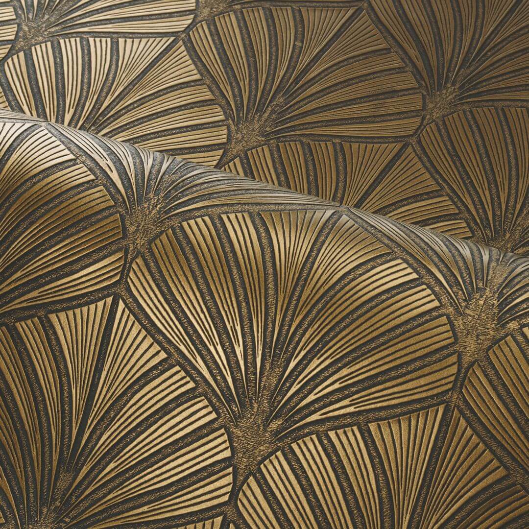 Tapeta eleganckie liście Casamance 76651936 Nereides Magnitude – Textures