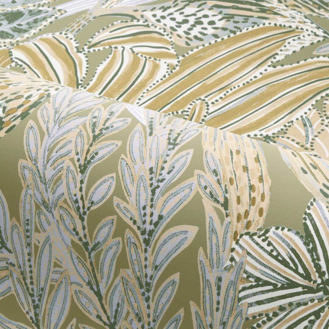 Tapeta tropikalne liście Casamance 74320834 Borromee Jardin Felicia