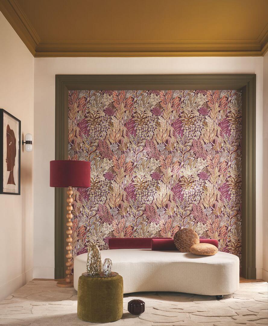 Tapeta tropikalne liście Casamance 74321038 Borromee Jardin Felicia