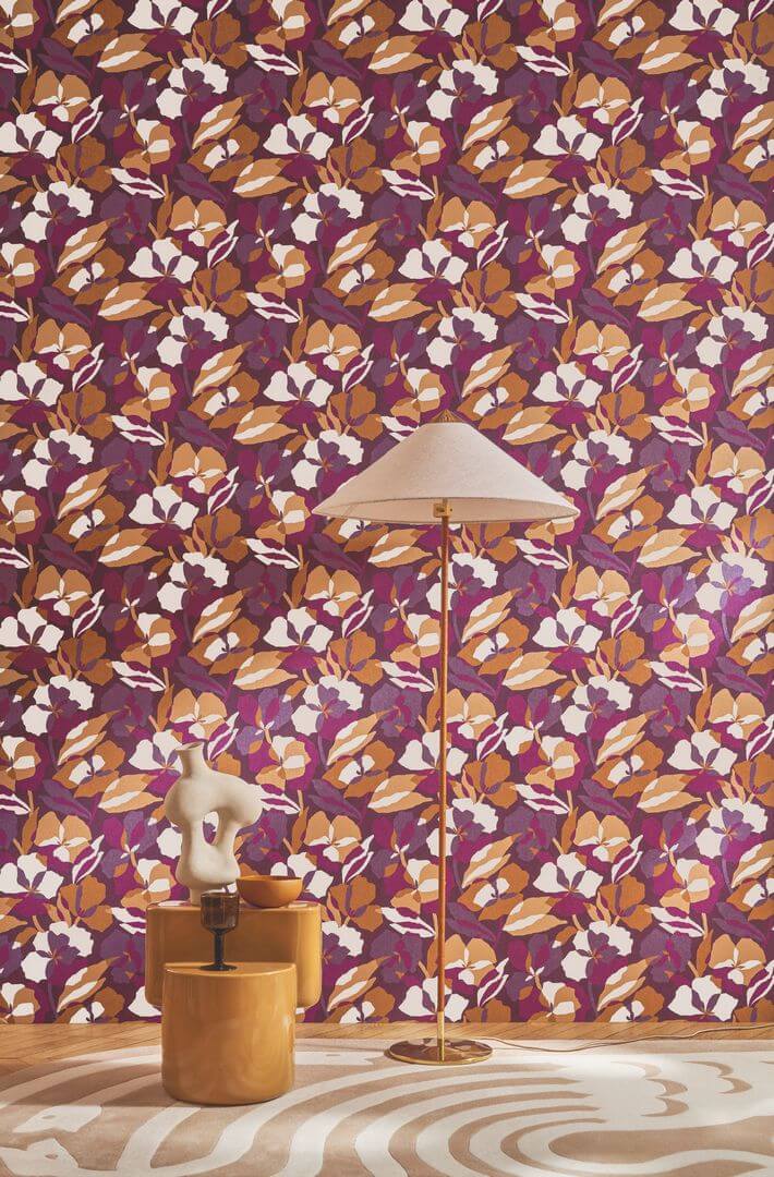 Tapeta kwiaty Casamance 76581018 Amatyllis Jardin Felicia