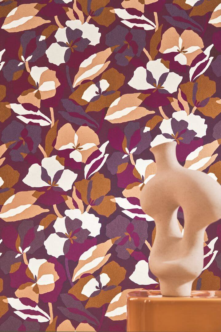 Tapeta kwiaty Casamance 76581120 Amatyllis Jardin Felicia