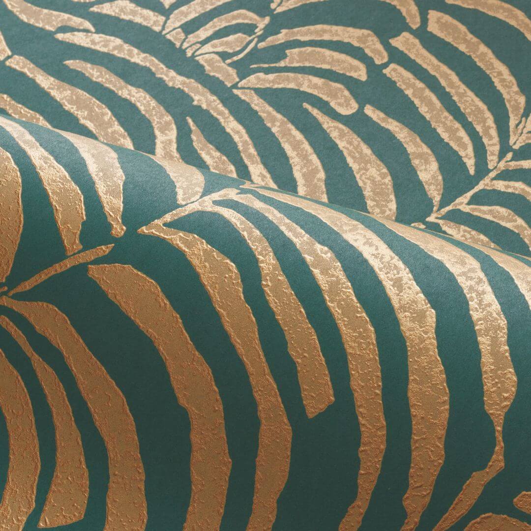Tapeta artystyczne liście paproci Casamance 76591936 Nobile Jardin Felicia - 106 cm szer.