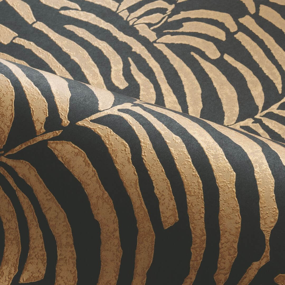 Tapeta artystyczne liście paproci Casamance 76592038 Nobile Jardin Felicia - 106 cm szer.